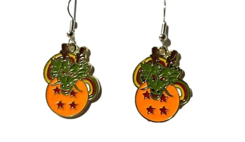 Dragonball Z Sheron Dragon Metal French Wire Earrings