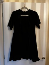 Black wrap dress - PrettyLittleThing - Size 12