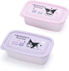 Sanrio Kuromi Food Container (Storage Container) Set of 2 Polypropylene 455849