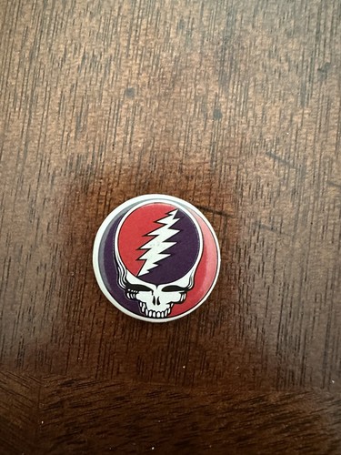 Grateful Dead Pins 1 Zoll Mini Vinyl Button Steal Face Jerry Garcia