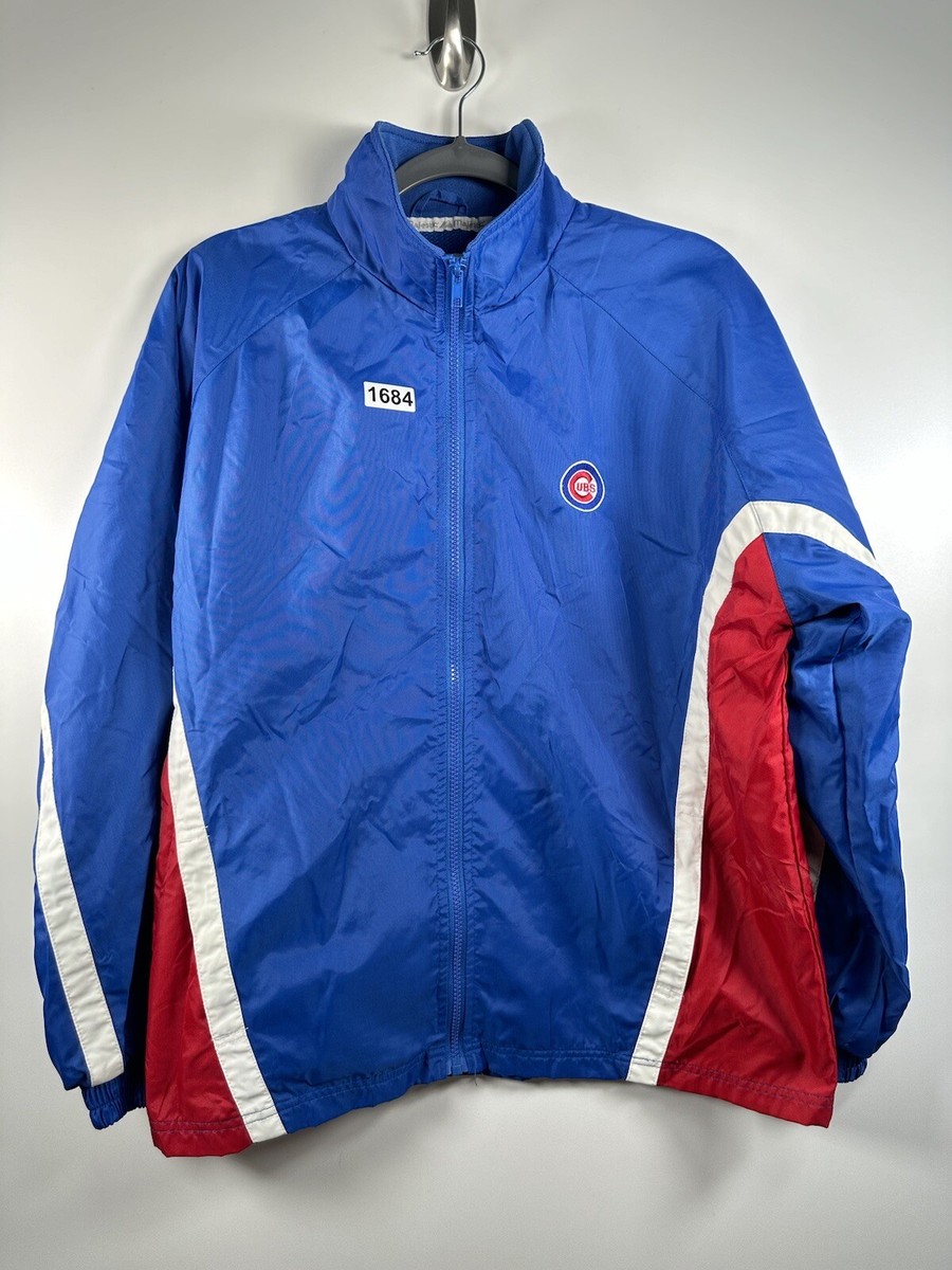 Majestic - シカゴカブス　ジャージ Majestic MLB Chicago Cubs Full Zip Jacket Blue Size XL 24x26