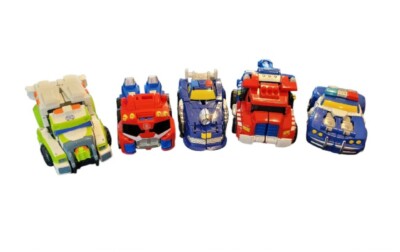 TRANSFORMERS Rescue Bots Academy LOT Of 5 Action Figures By Hasbro Tomy 2019