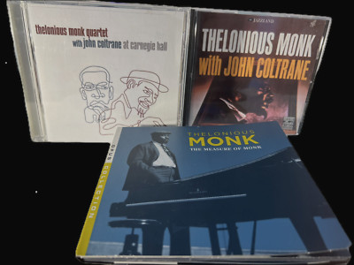3 THELONIOUS MONK CDs (used)