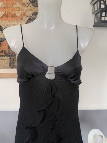 URBAN OUTFITTERS LIGHT BEFORE DARK Delia Ruffle Slip Dress - xxs 6 - Picture 4 of 6