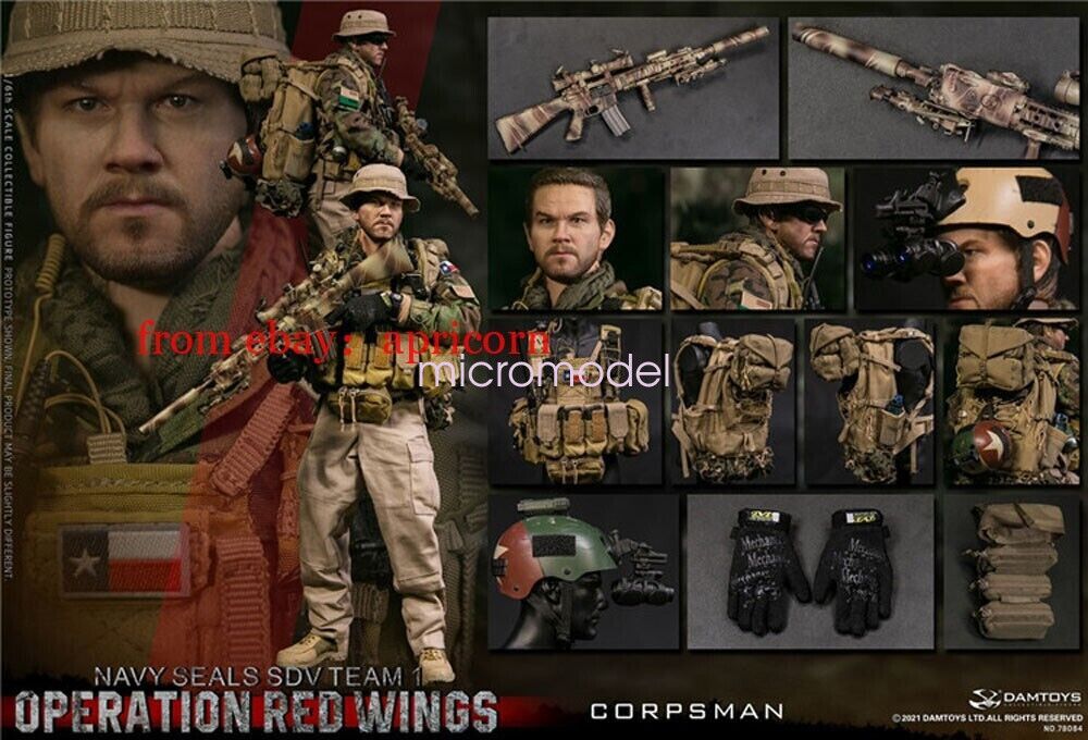 DAMTOYS 78084 Navy Seals SDV Team1 Operation Red Wings 1/6 Action