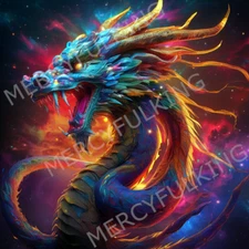 Dragon - Digital AI Art Image (4k HD) High Resolution Print Download