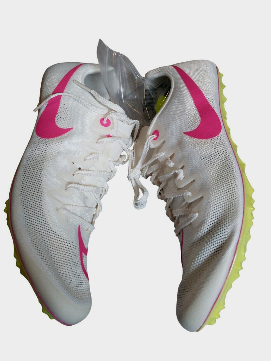 Nike JA Fly 4 White Sail Hyper Pink Light Track Spikes  display picture 3