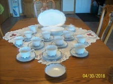 Harmony House  Vtg Fine China Starlight 3656 Hand Painted Grouping Of 23 Pieces