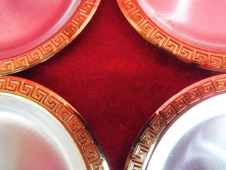 11 Bella, vecchio Sottobicchieri,Metallo Argentato,Sottobicchiere - Immagine 4 di 4