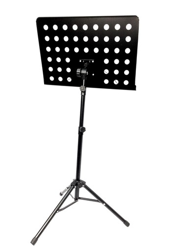 Haze MSD5 Height Adjustable Metal Music Stand, Tripod Base, Foldable. Black - Picture 6 of 11