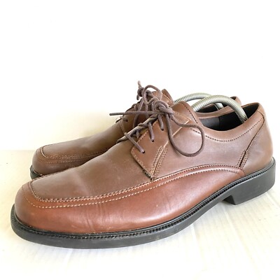 Bostonian Brown Leather Oxford Shoes Mens 10.5 M | eBay