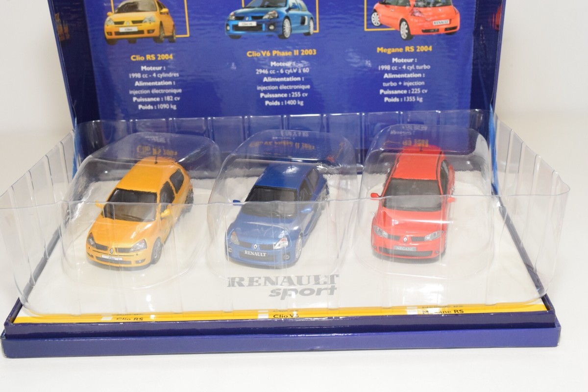 Coffret Universal Hobbies 1/43 Renault Sport - Clio RS, Clio V6, Megane RS - Occasion