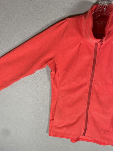 Arc'teryx maglione donna medio rosso/rosa full zip pile Polartec - Foto 3 di 13