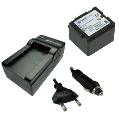 Set: Kamera Li-Ion Akku + Ladegerät für Panasonic HDC-SD100 HDC-SD200 HDC-SD300