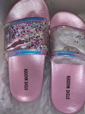 steve madden sequin slide sandals