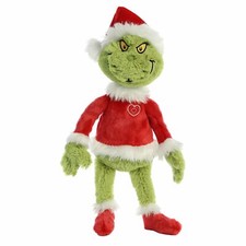 Aurora - Dr. Seuss - 17" Grinch Santa Whimsical Stuffed Animal