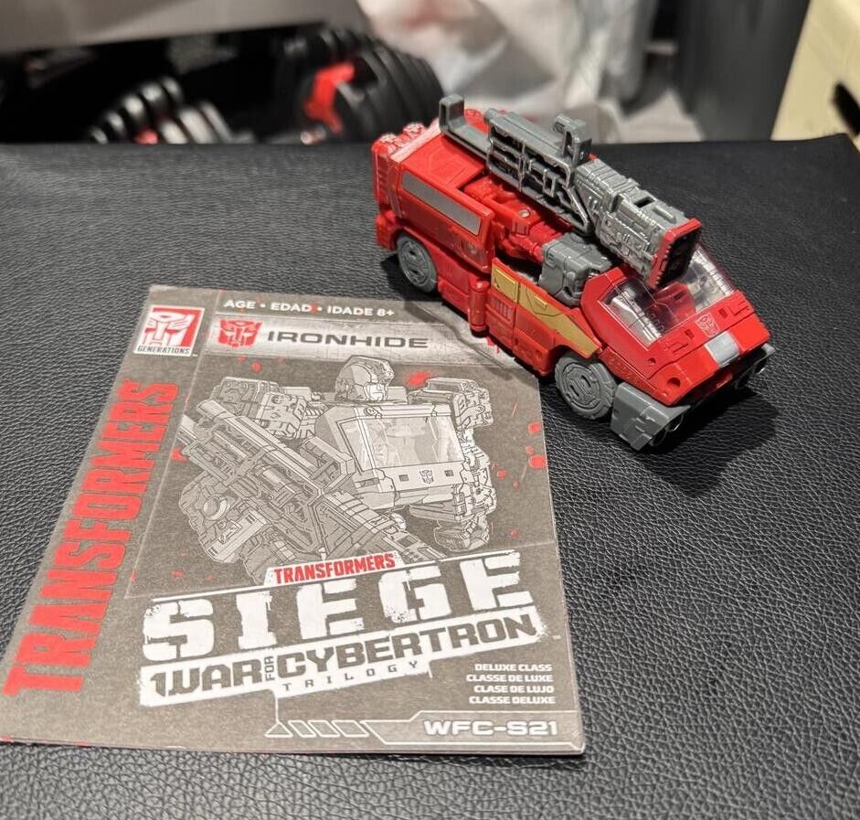 Hasbro Transformers War For Cybertron: Siege Ironhide Complete WFC USA Ship Only