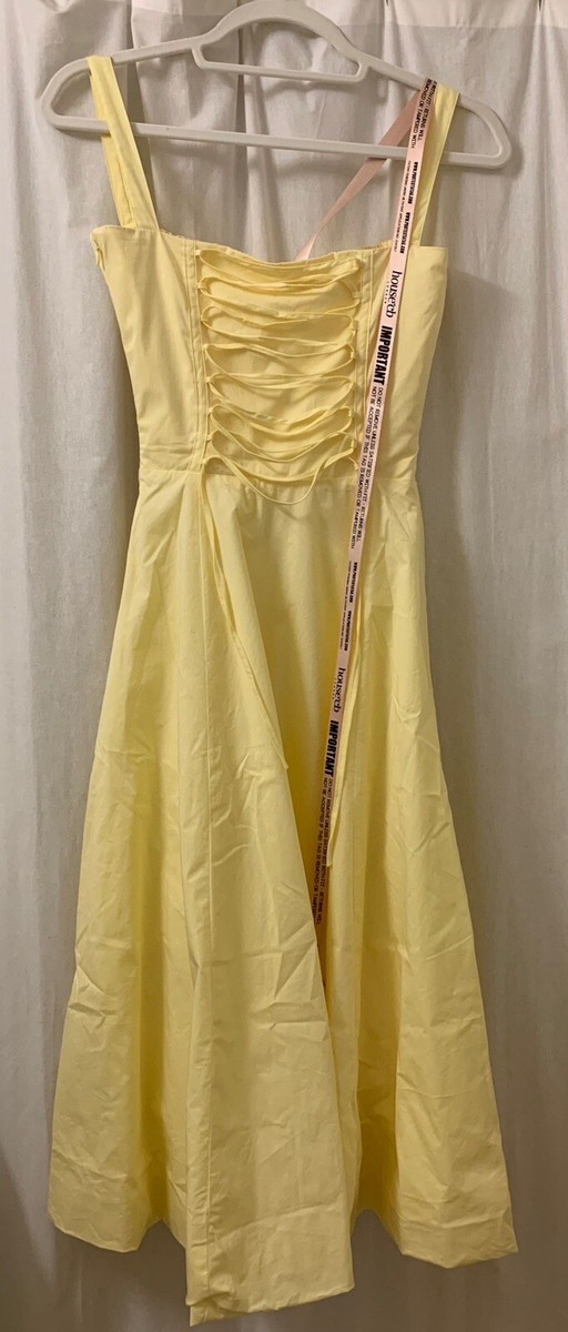 HOUSE OF CB 'Carmen' Buttercup Sundress SB8414E /Size XS-US