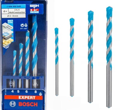 Bosch CYL-9 Mehrzweckbohrer-Set Ø 4/5/6/8 EXPERT MultiContruction