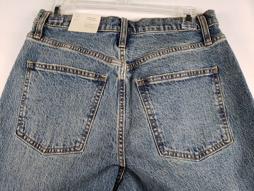 Pantalones de mezclilla Universal Thread vintage de pierna recta con curvas talla 6 28R nuevos con etiquetas Distress - Imagen 4 de 13