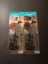 2 Hambly Studios Pirate Sticker Sheets