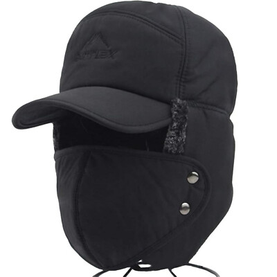 Winter 3 in 1 Thermal Fur Lined Trapper Hat with Ear Flap  display picture 3