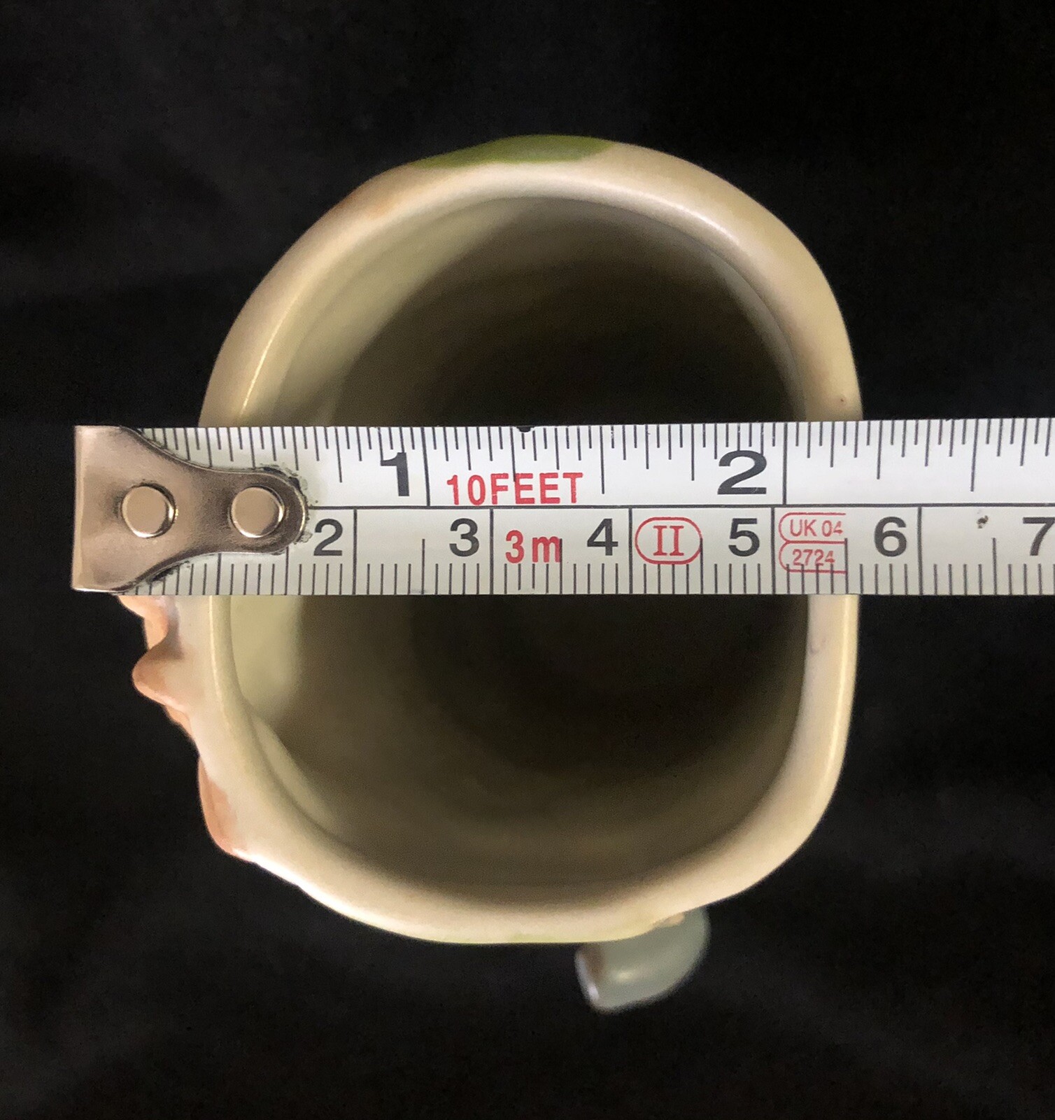 Vintage Jungle Vase Takahashi San Francisco 3D Animals Scene