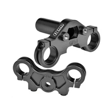 GPM Racing Aluminum 7075 Triple Clamp Set Black for Losi 1/4 Promoto-MX