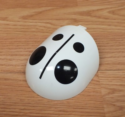 *REPLACEMENT* White Ladybug Style Battery Cover Only for Handheld Massager *READ