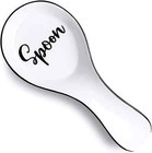 Ceramic Spoon Rest for Stove Top,  Large Spoon Holder, Spoon Rest for Kitchen Co