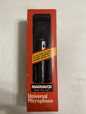 Vintage Magnavox 34068 Vocal Universal Microphone Nos Karaoke Camcorder Stereo
