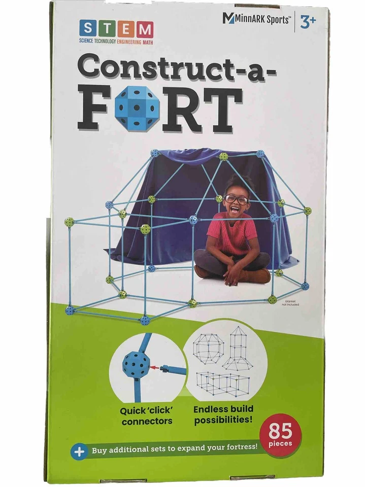 Brand New Sealed Stem Construct-a-Fort 85 Pieces Buildable Children's Playset - Image 2 of 4