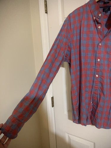 Camisa delgada de algodón curvado J Crew XL para hombre - Imagen 6 de 7