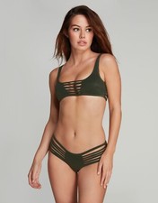 Agent Provocateur Dakotta Khaki Bikini Set AP3 Medium NWT