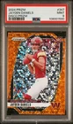2024 Panini Prizm #347 Jayden Daniels Orange Disco Prizm Rookie RC PSA 9 Mint
