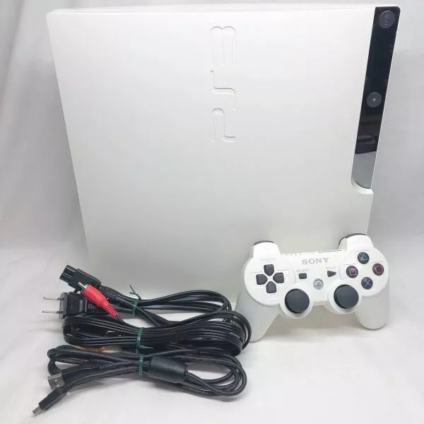 PS3 Classic White CECH 2500B 320GB Console Full Accessories Sony