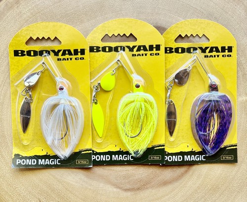 Booyah Pond Magic (Lot Of 3) Spinnerbait, Bass, Brand New! Free Shipping! NWT! - Picture 4 of 12