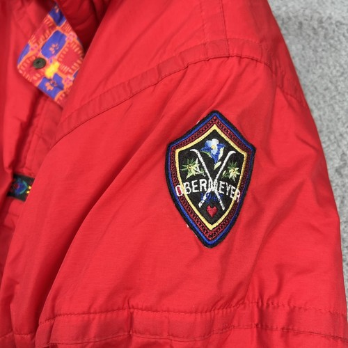 Obermeyer Ski Snow Jacket Juniors 18 Red Full Zip Pockets Girls - Picture 6 of 19
