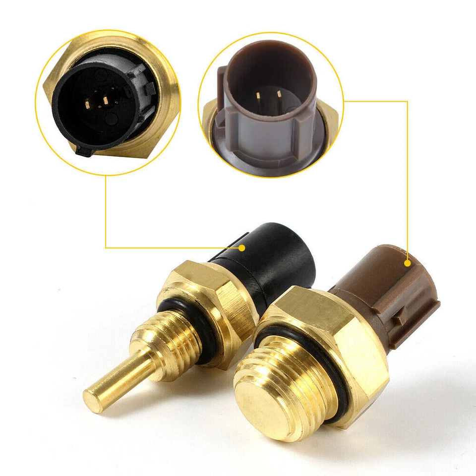 2x Coolant Sensor & Cooling Fan Switch For Honda Odyssey 37760P00003 37870PJ7003 - Image 4 of 4