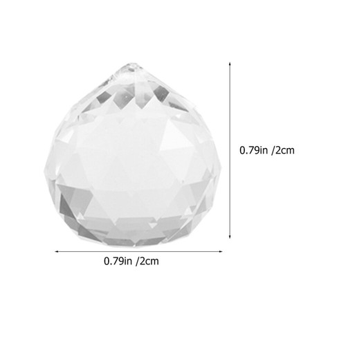 20 Pcs Lighting Ball Pendant Hanging Crystal Crystals for Windows - Picture 6 of 12