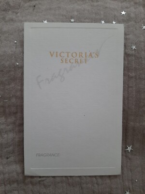 Carte Parfumée - Parfum Card. Victoria's Secret 