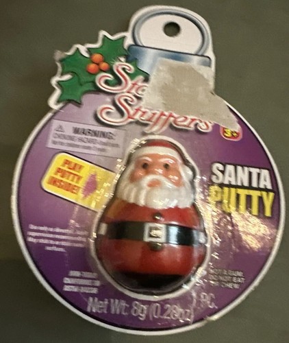 STOCKING STUFFERS (1PC) SANTA PUTTY AGES 3+ SUPER FUN!! New In Packaging - Picture 6 of 6