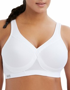 Glamorise-Women-039-s-Sport-Soft-Cup-Superior-Support-Bra-White-1006