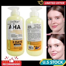 AHA Strong Brightening Body Cream Hydroxy Acid Vitamin C Whitening 500ml USA