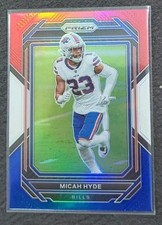 2022 Panini Prizm Micah Hyde #36 Red White and Blue Buffalo Bills NM!