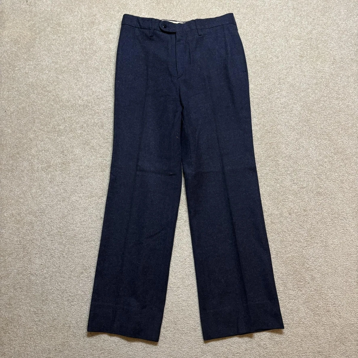 パンツ 80s 90s YVES SAINT LAURENT navy slacks Saint Laurent Blue Pants for Men for sale | eBay