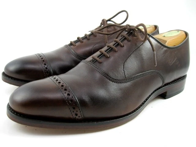 Allen Edmonds "Fifth Avenue" Cap-Toe Oxfords 9.5 D Mahogany WORN ONCE (619N) - Image 4 of 4