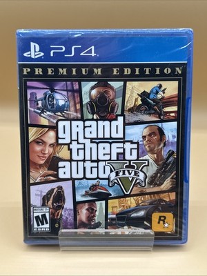 Grand Theft Auto V GTA 5 Premium Edition - PS4 - Brand New | Factory Sealed
