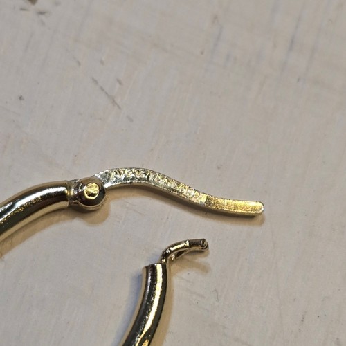 Pendientes Argento Vivo Vermeil Chapados en Oro 14k Plata de Ley ¡Nuevos! - Imagen 5 de 7