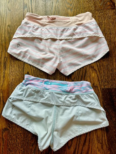 Ivivva by Lululemon Girls 2 pairs athletic Shorts Size 10 - Picture 2 of 2